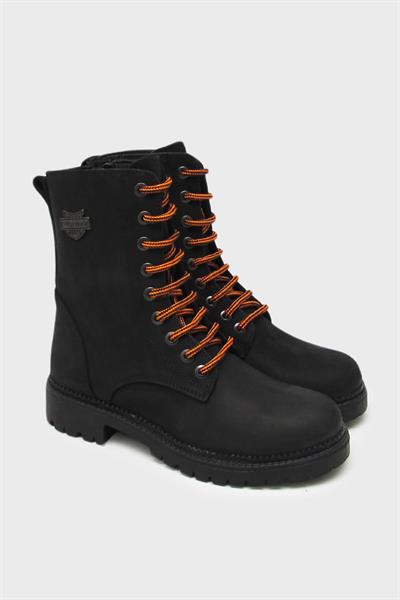 Castle Black Kadın Casual Deri Bot Nubuk Siyah CB90006