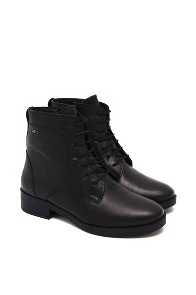 Castle Black Kadın Casual Deri Bot Siyah CB21898-1