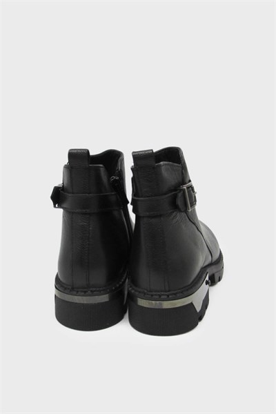 Castle Black Kadın Casual Deri Bot Siyah CB92538
