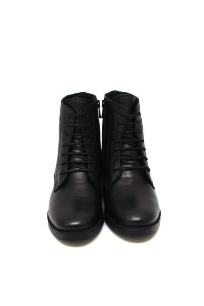Castle Black Kadın Casual Deri Bot Siyah CB21898-1