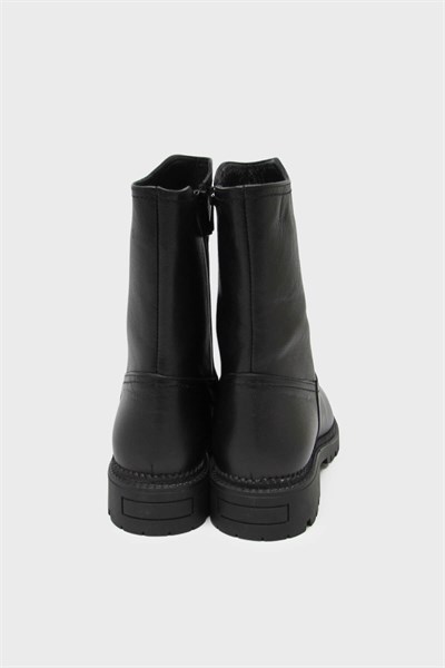 Castle Black Kadın Casual Deri Bot Siyah CB52681