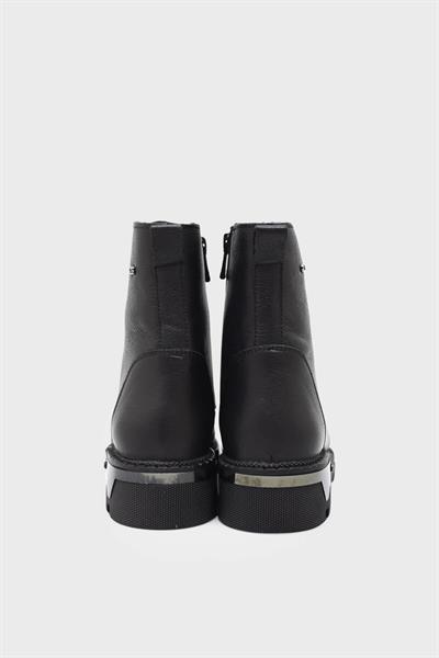 Castle Black Kadın Casual Deri Bot Siyah CB92537-1