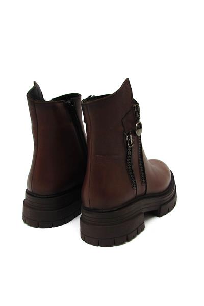 Castle Black Kadın Casual Deri Bot Taba CB26255