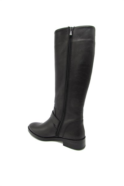 Castle Black Kadın Casual Deri Çizme Siyah CB21900