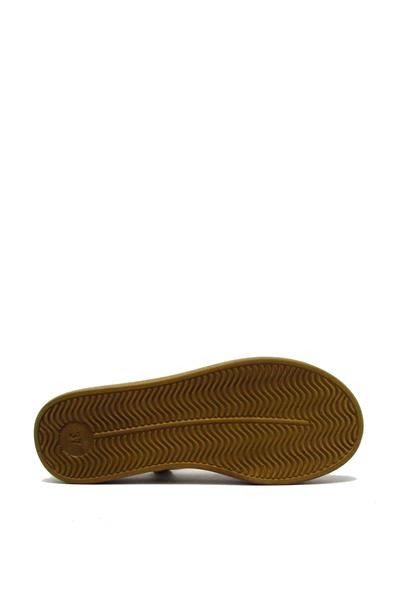 Castle Black Kadın Casual Deri Sandalet Kahve CB10014