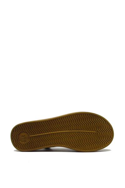 Castle Black Kadın Casual Deri Sandalet Siyah CB10014