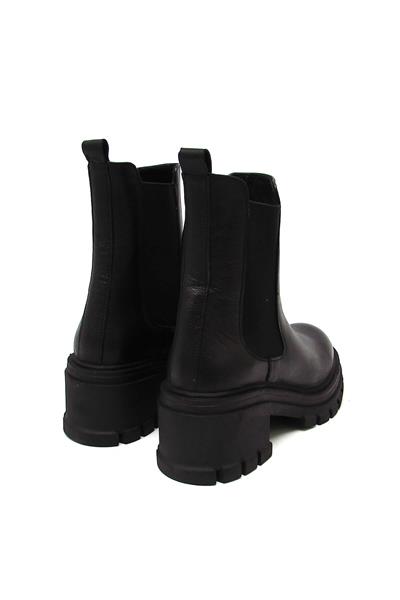 Castle Black Kadın Casual Yüksek Taban Deri Bot Siyah CB52672-1