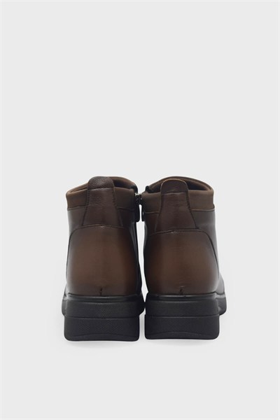 Castle Black Kadın Comfort Deri Bot Taba CB42691