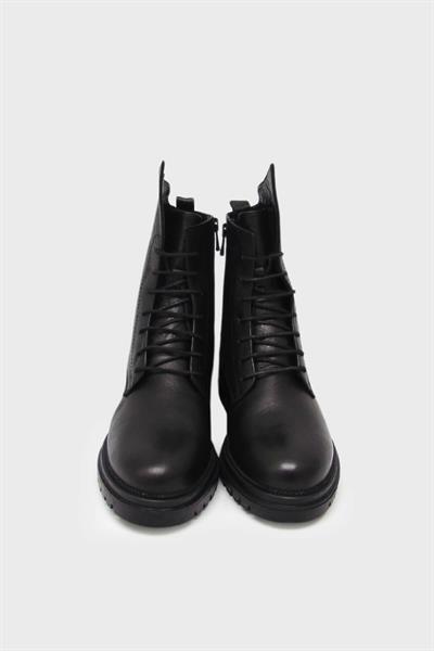 Castle Black Kadın Deri Postal Siyah CB3753-1