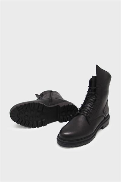 Castle Black Kadın Deri Postal Siyah CB3753-1