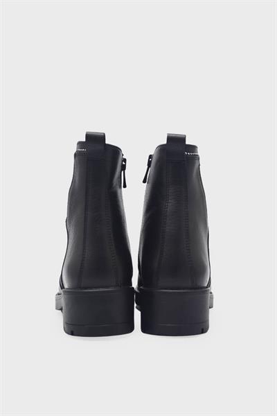 Castle Black Kadın Günlük Deri Bot Siyah CB24103