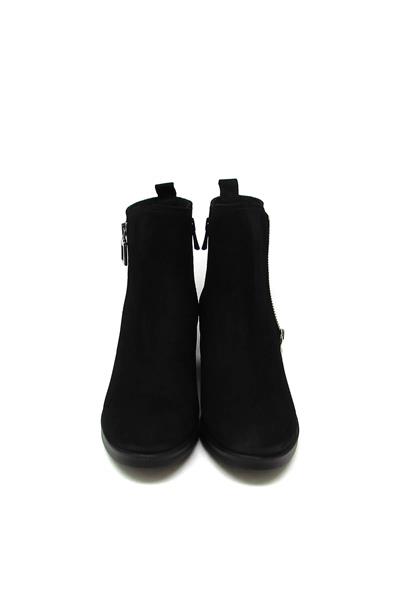 Castle Black Kadın Topuklu Deri Bot Kahve CB92163