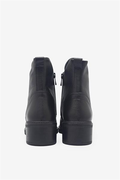 Castle Black Kadın Topuklu Deri Bot Siyah CB11032