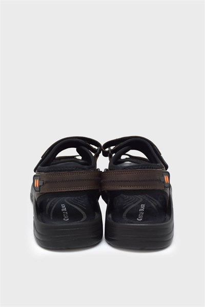 Castle Black Unisex Cırtlı Spor Sandalet Kahve CB-K3