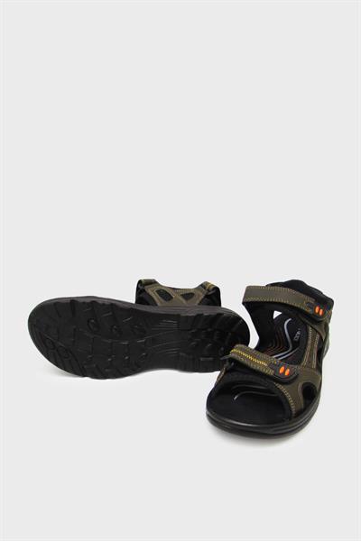 Castle Black Unisex Cırtlı Spor Sandalet Haki CB-K3