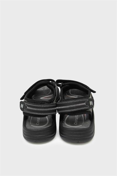 Castle Black Unisex Cırtlı Spor Sandalet Siyah CB-K3