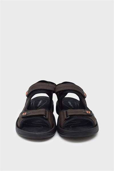 Castle Black Unisex Cırtlı Spor Sandalet Kahve CB-K3