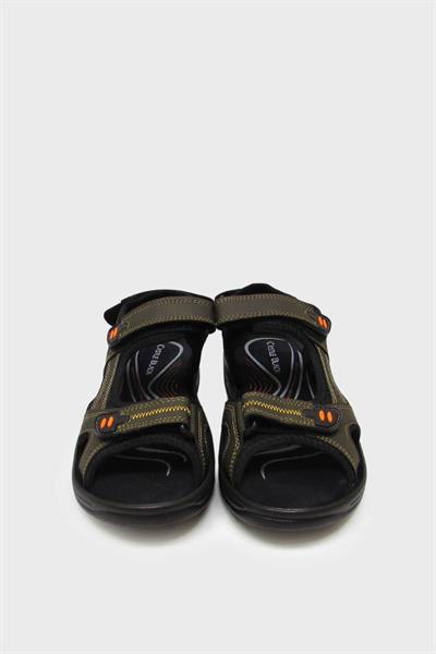 Castle Black Unisex Cırtlı Spor Sandalet Haki CB-K3