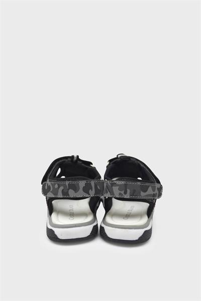 Castle Black Unisex Çocuk Kafes Sandalet Siyah CB3544