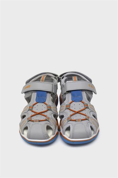 Castle Black Unisex Çocuk Kafes Sandalet Gri CB3544