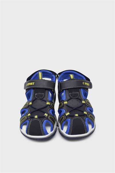 Castle Black Unisex Çocuk Kafes Sandalet Lacivert CB3544