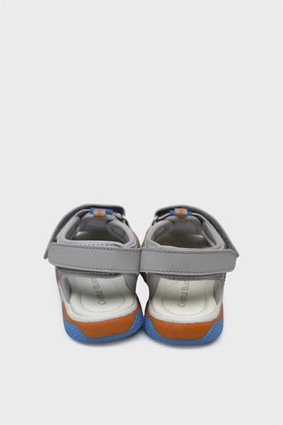 Castle Black Unisex Çocuk Kafes Sandalet Gri CB3544