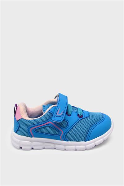 Cool Kız Çocuk Fileli Cırtlı Spor Ayakkabı Mint Yeşili Pembe ARSLN-S27B