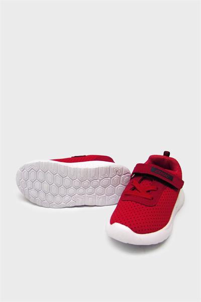 Cool Kız Çocuk Yazlık Cırtlı Spor Ayakkabı Kırmızı ARSLN-S20