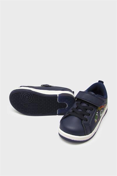 Cool Unisex Çocuk Işıklı Cırtlı Spor Ayakkabı Lacivert ARSLN-S21B