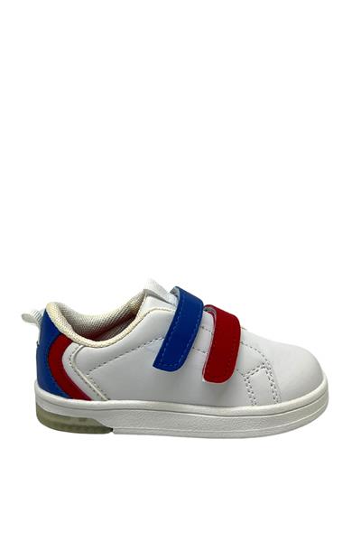 Cool Unisex Çocuk Spor Ayakkabı Beyaz Kırmızı ARSLN2022-05