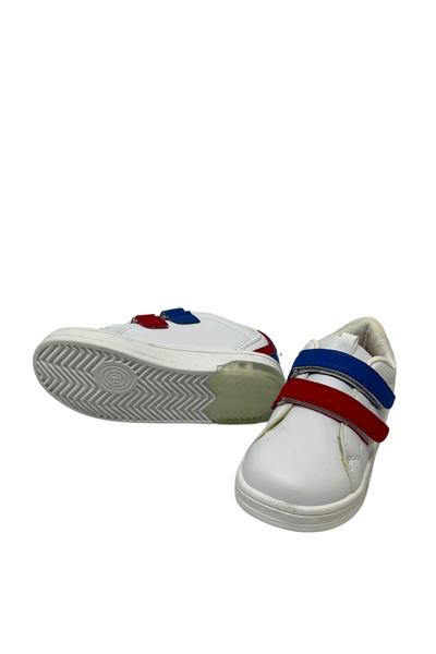 Cool Unisex Çocuk Spor Ayakkabı Beyaz Kırmızı ARSLN2022-05