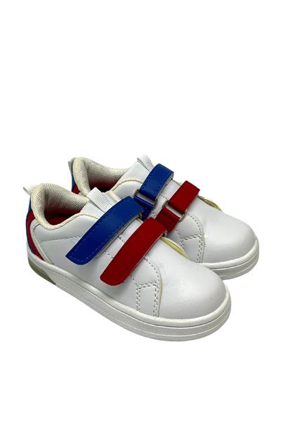 Cool Unisex Çocuk Spor Ayakkabı Beyaz Kırmızı ARSLN2022-05
