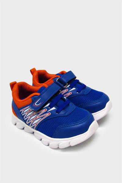 Cool Unisex Çocuk Spor Ayakkabı Saks Mavisi Oranj ARSLN-S12