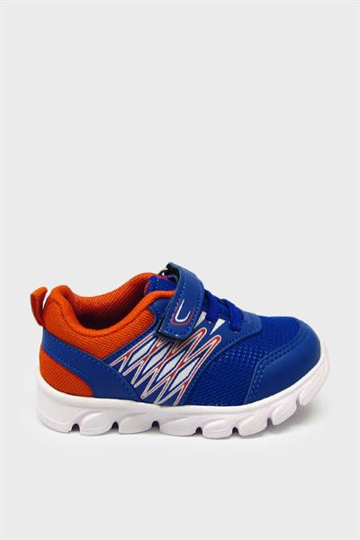 Cool Unisex Çocuk Spor Ayakkabı Saks Mavisi Oranj ARSLN-S12