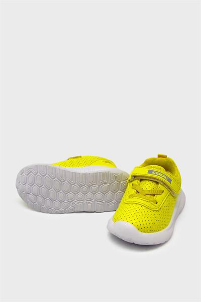 Cool Unisex Çocuk Yazlık Cırtlı Spor Ayakkabı Sarı ARSLN-S20
