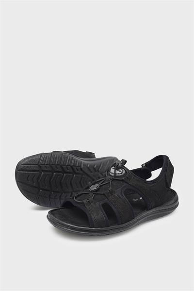 Dunlop Erkek Casual Deri Sandalet Siyah DNLP-1701