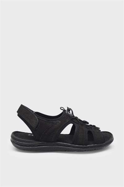 Dunlop Erkek Casual Deri Sandalet Siyah DNLP-1701