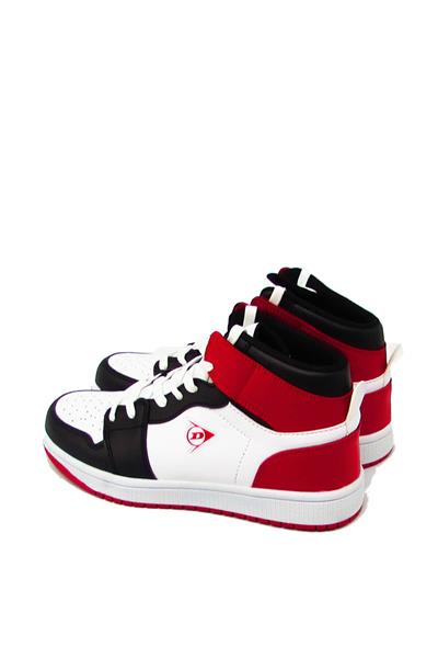 Dunlop Unisex Bilek Boy Spor Ayakkabı Beyaz Siyah DNLP-1839