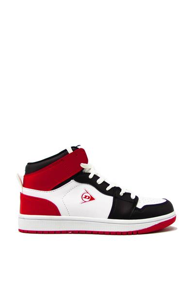 Dunlop Unisex Bilek Boy Spor Ayakkabı Beyaz Siyah DNLP-1839