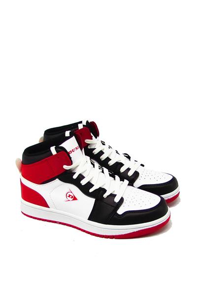 Dunlop Unisex Bilek Boy Spor Ayakkabı Beyaz Siyah DNLP-1839