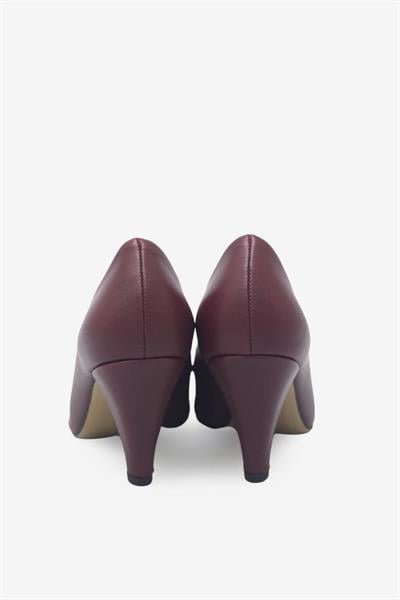 Esstii Kadın Sivri Burun Topuklu Ayakkabı Bordo EST102