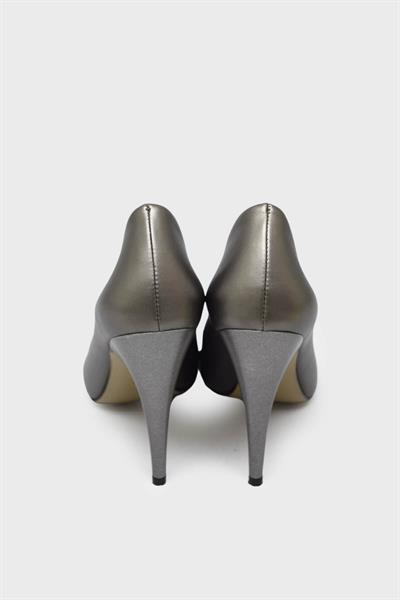 Esstii Kadın Yüksek Topuklu Stiletto Ayakkabı Platin EST100