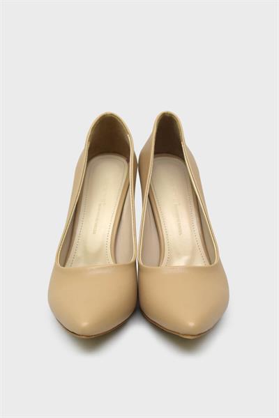 Esstii Kadın Yüksek Topuklu Stiletto Ayakkabı Nut EST100