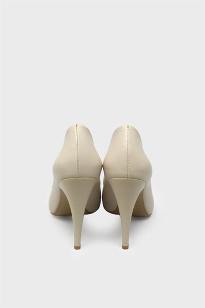 Esstii Kadın Yüksek Topuklu Stiletto Ayakkabı Bej EST100