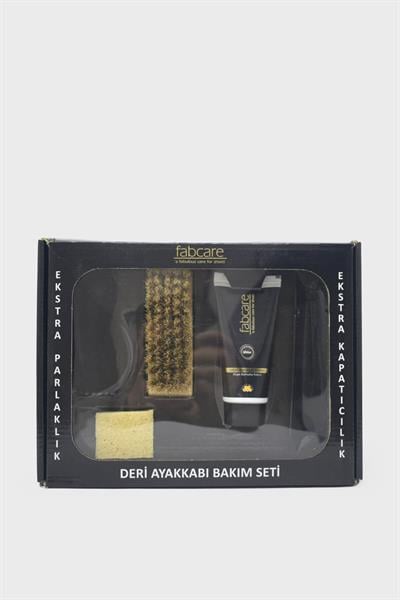 Fabcare Deri Ayakkabı Bakım Seti Koyu Siyah FC9011