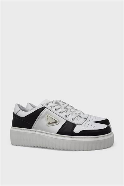 Fosco Erkek Casual Deri Ayakkabı Beyaz FSC-9951