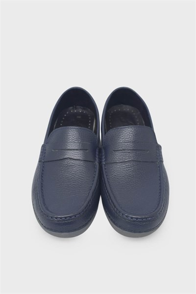Fosco Erkek Casual Deri Ayakkabı Lacivert FSC-9844