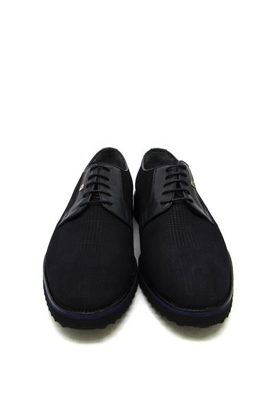Fosco Erkek Casual Deri Ayakkabı Nubuk Lacivert FSC-6510