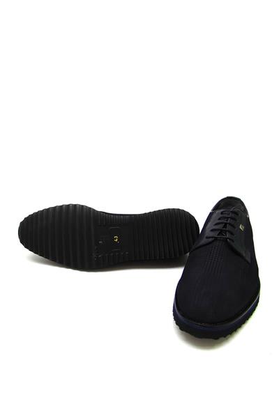 Fosco Erkek Casual Deri Ayakkabı Nubuk Lacivert FSC-6510
