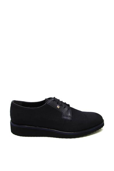 Fosco Erkek Casual Deri Ayakkabı Nubuk Lacivert FSC-6510